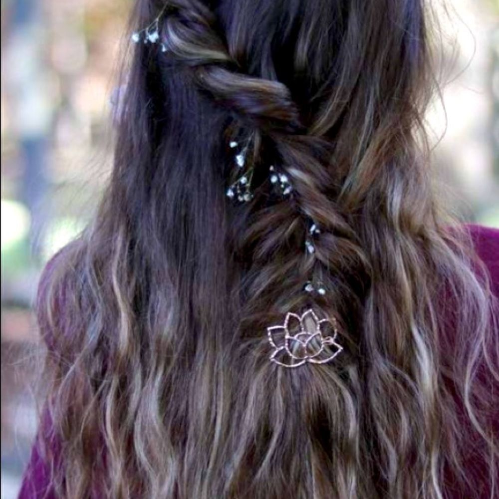 ✨🪷 🆕🪷Lotus BoHo Festival Metal Hair Pins🪷✨